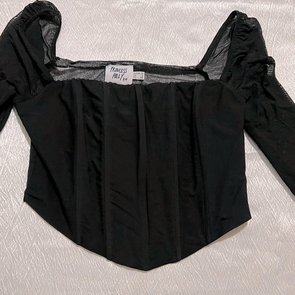 Long sleeve corset